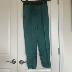 Marc Jacobs | Green Silk Trousers